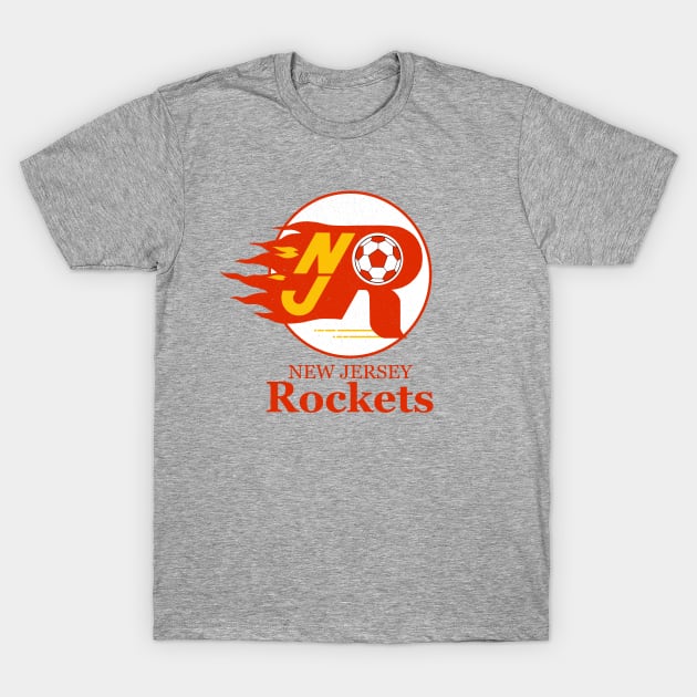 Defunct New Jersey Rockets Soccer 1981 T-Shirt by LocalZonly